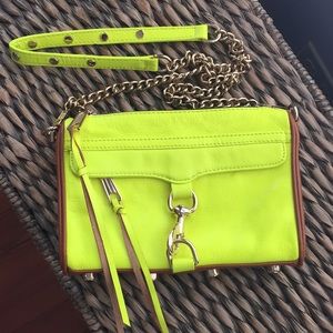 Rebecca Minkoff Neon Yellow Crossbody